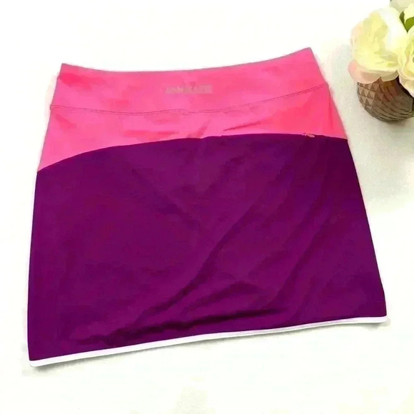 Anikka Cutter & Buck Pink Moisture Wicking 50+ UPF Pull-on Athletic Skort Size M - Picture 10 of 16